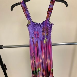 Girls purple flower dress❤️